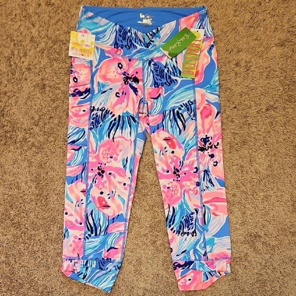 Lilly Pulitzer Fara Weekender Cropped Leggings - Picture 1 of 6